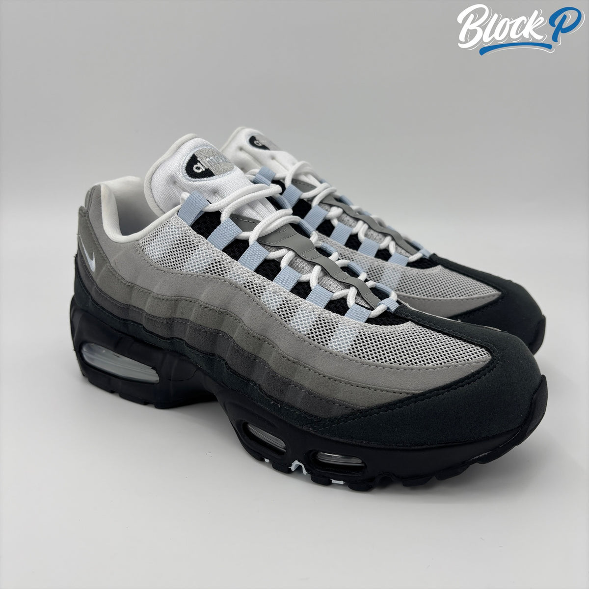 Nike Air Max 95 OG Blue Tint — available at Block P Liverpool, 36 Renshaw Street L1 4EF