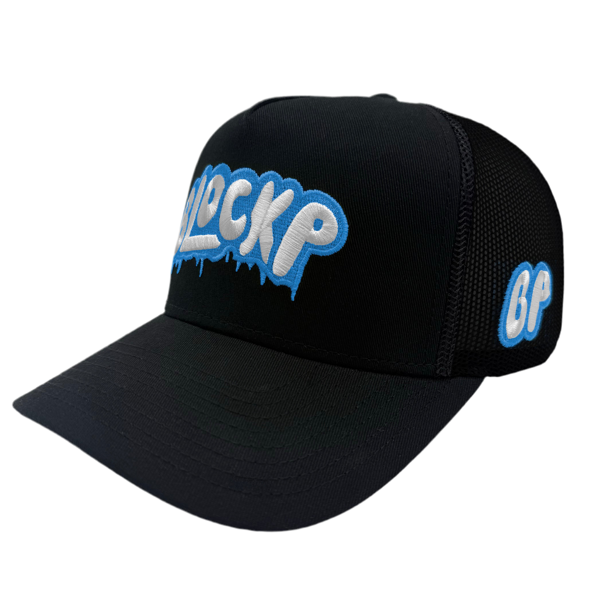 Block P Bubble Blue Cap — available at Block P Liverpool, 36 Renshaw Street L1 4EF