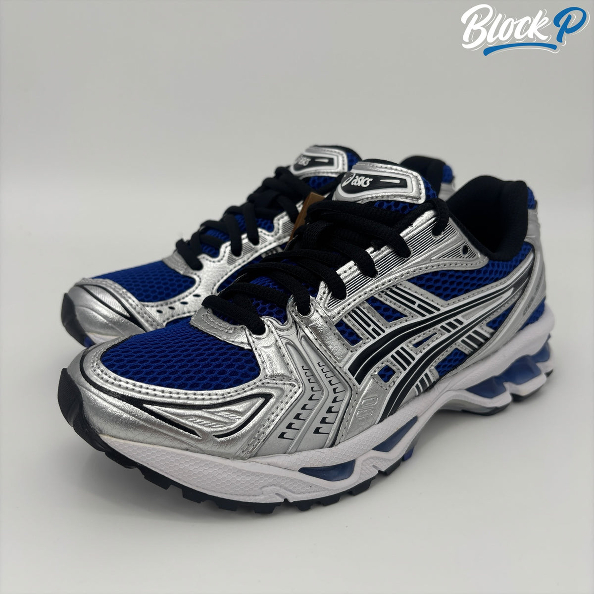 ASICS Gel-Kayano 14 Monaco Blue rear view — Block P Liverpool