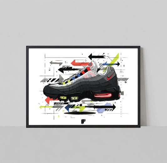 Air Max 95 110 Greedy 3.0 A3 Print