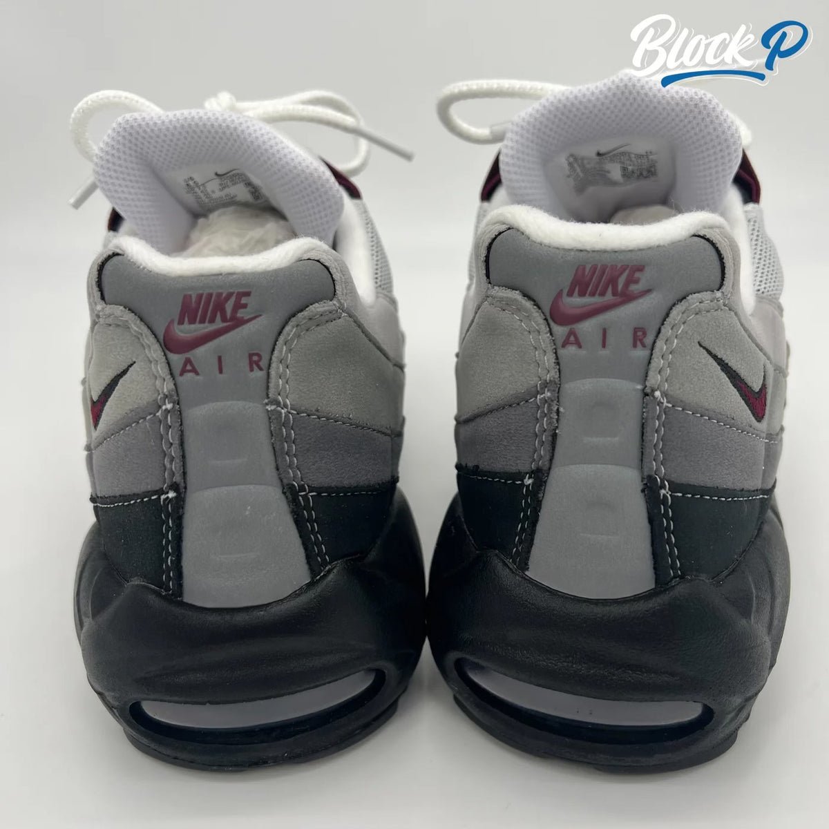Nike Air Max 95 Beetroot top-down view — Block P Liverpool