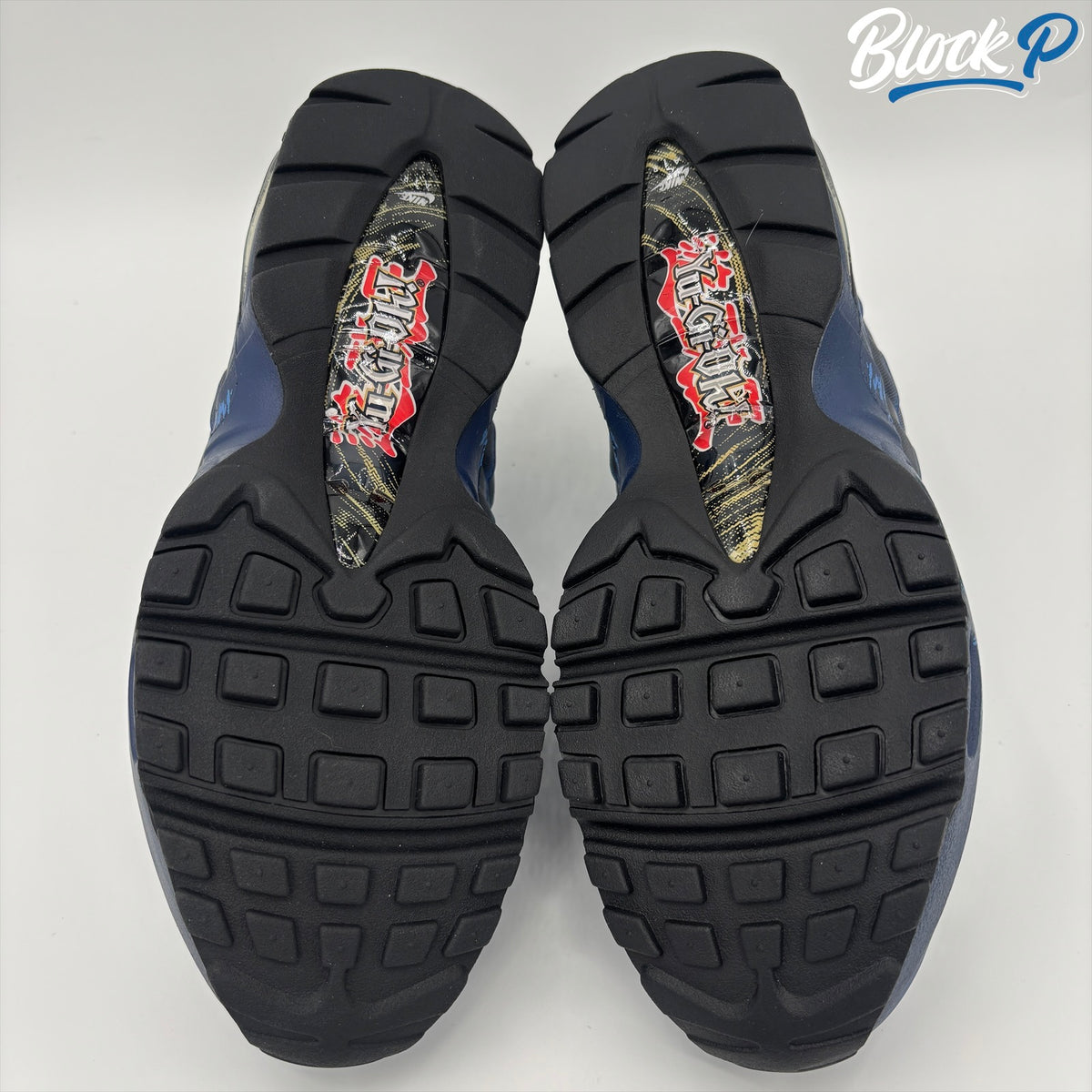 Nike Air Muscle 95 x Yu-Gi-Oh! Joey sole detail — Block P Liverpool