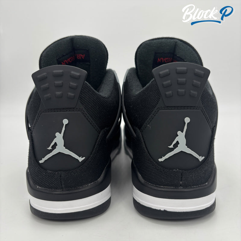 Nike Jordan 4 Black Canvas DH7138 006 The Block P