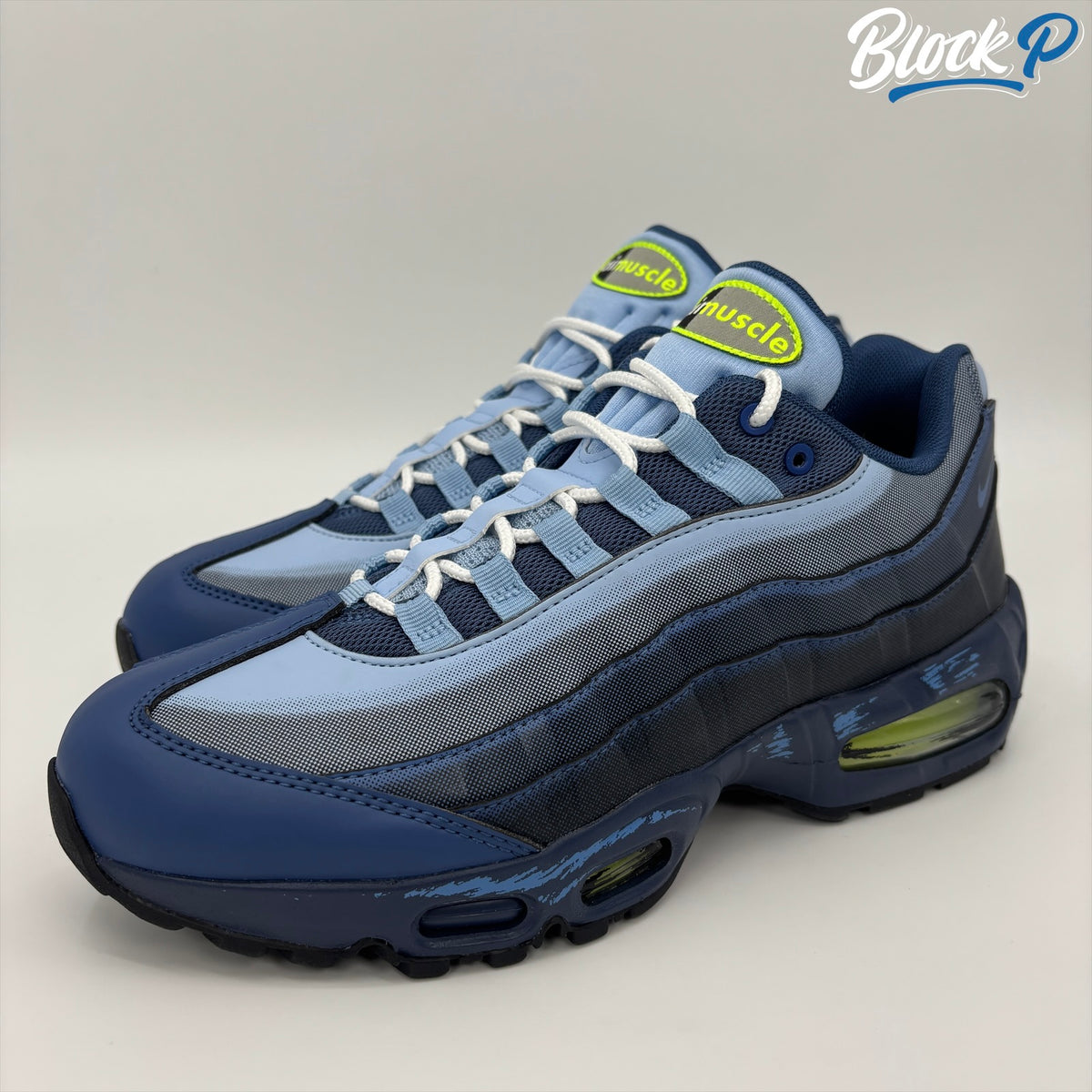 Nike Air Muscle 95 x Yu-Gi-Oh! Joey rear view — Block P Liverpool
