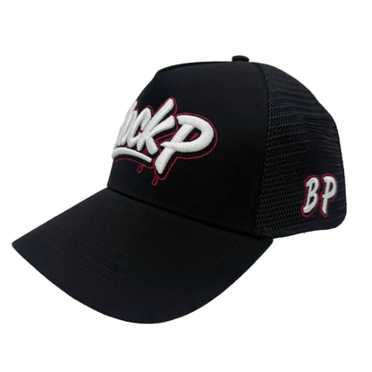 Block P Graffiti Beetroot Logo Cap — available at Block P Liverpool, 36 Renshaw Street L1 4EF