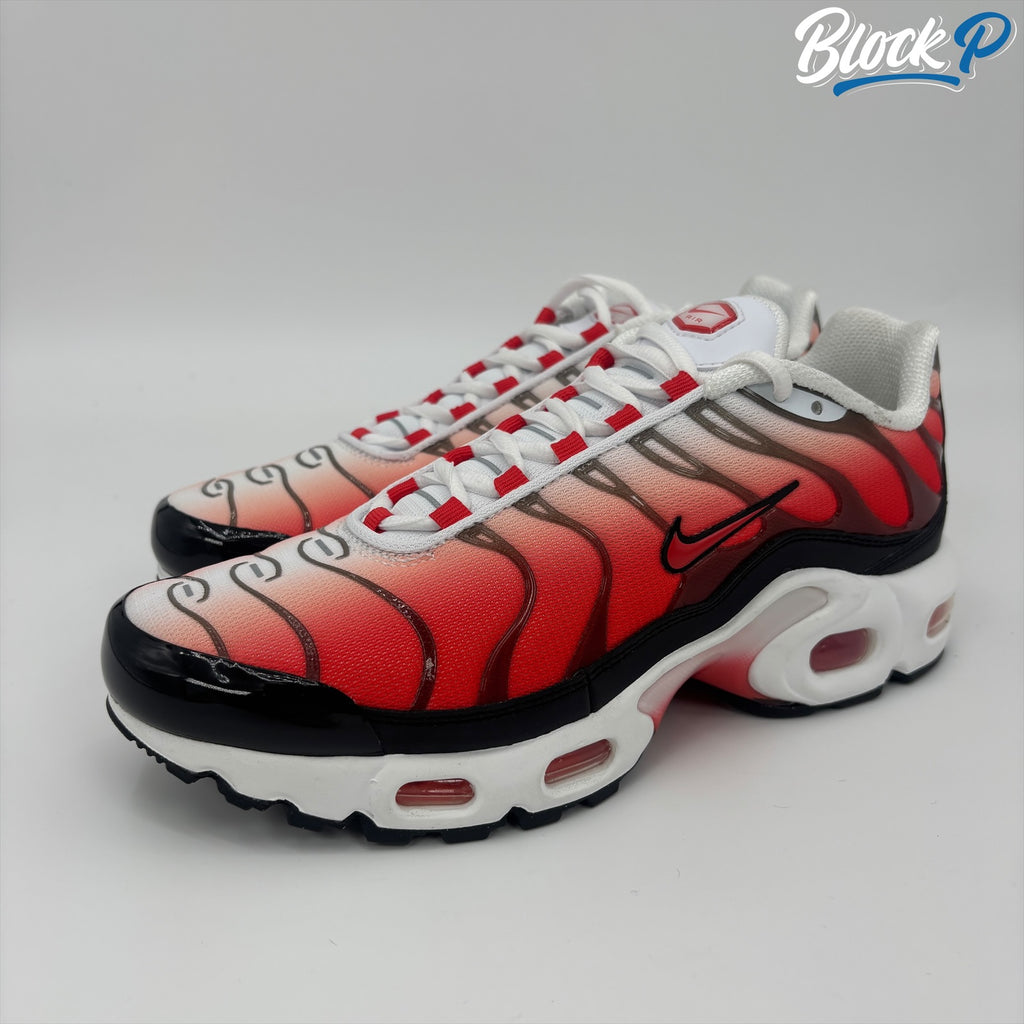 Nike Air Max Plus TN Crimson (GS) rear view — Block P Liverpool