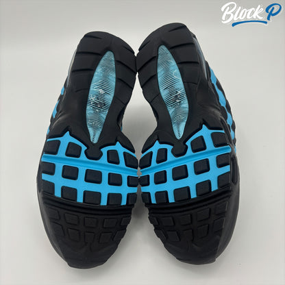 Nike Air Max 95 Black / Baltic Blue Big Bubble