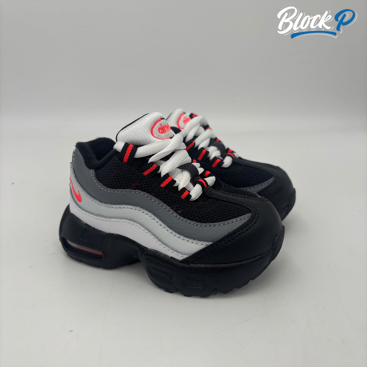 Nike Air Max 95 Infrared (TD) — available at Block P Liverpool, 36 Renshaw Street L1 4EF