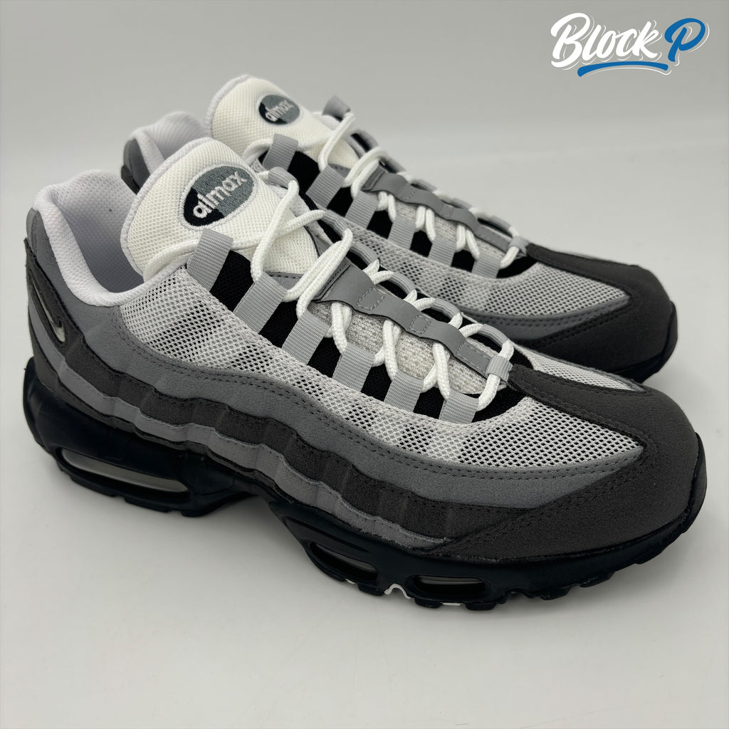 Nike Air Max 95 Grey Jewel front view — available at Block P Liverpool, 36 Renshaw Street L1 4EF