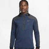 Nike 1/2 Zip Performance Hooded Jacket Navy