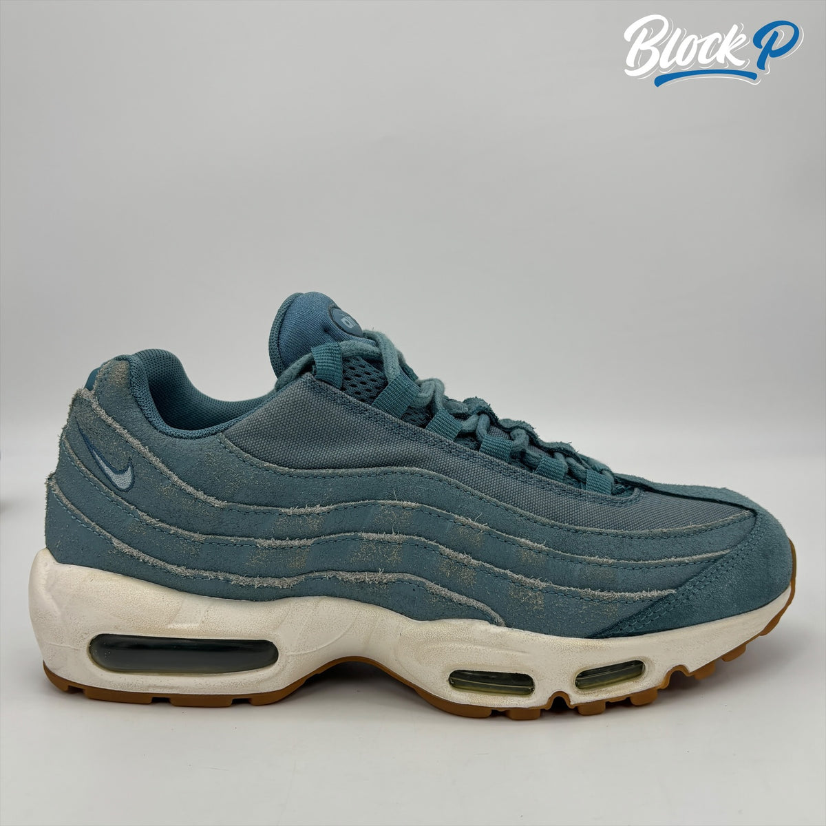Nike Air Max 95 Smokey Blue side profile — Block P Liverpool