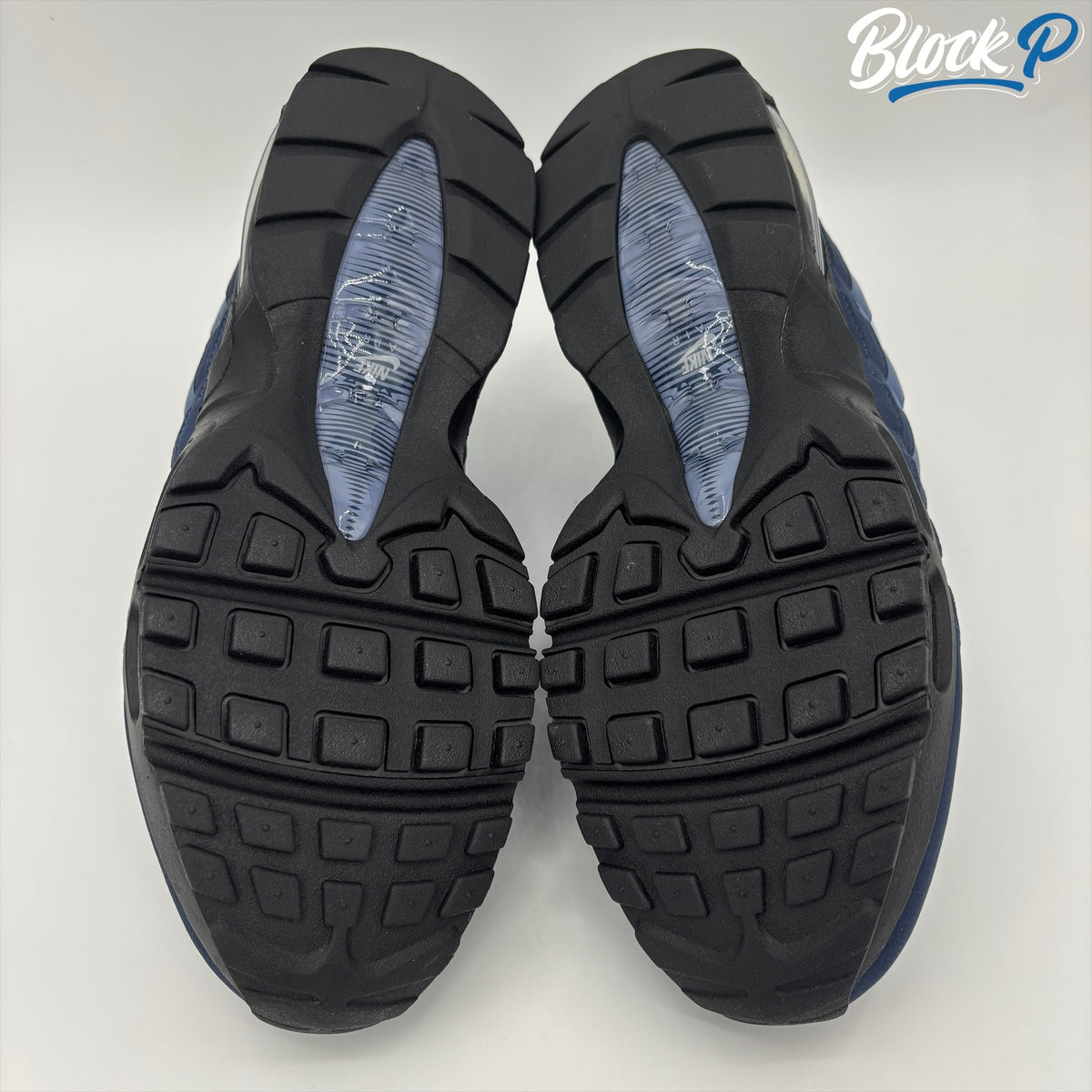 Nike Air Max 95 Big Bubble Imperial Blue sole detail — Block P Liverpool