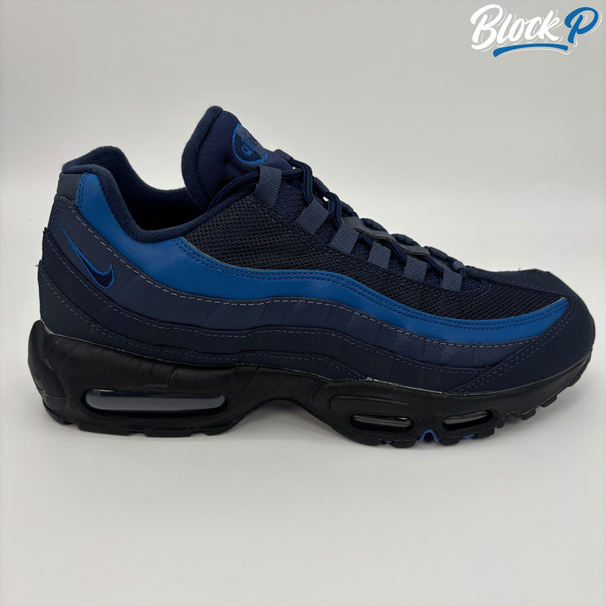 Nike Air Max 95 Harbour Blue side profile — Block P Liverpool