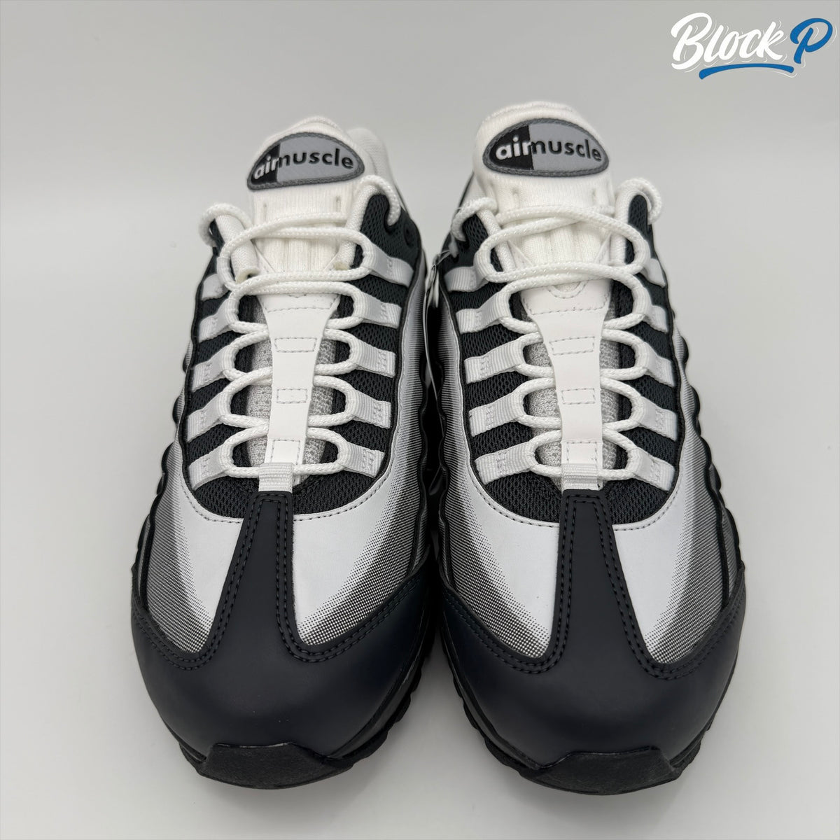 Nike Air Muscle 95 X Yu-Gi-Oh! Jonouchi top-down view — Block P Liverpool