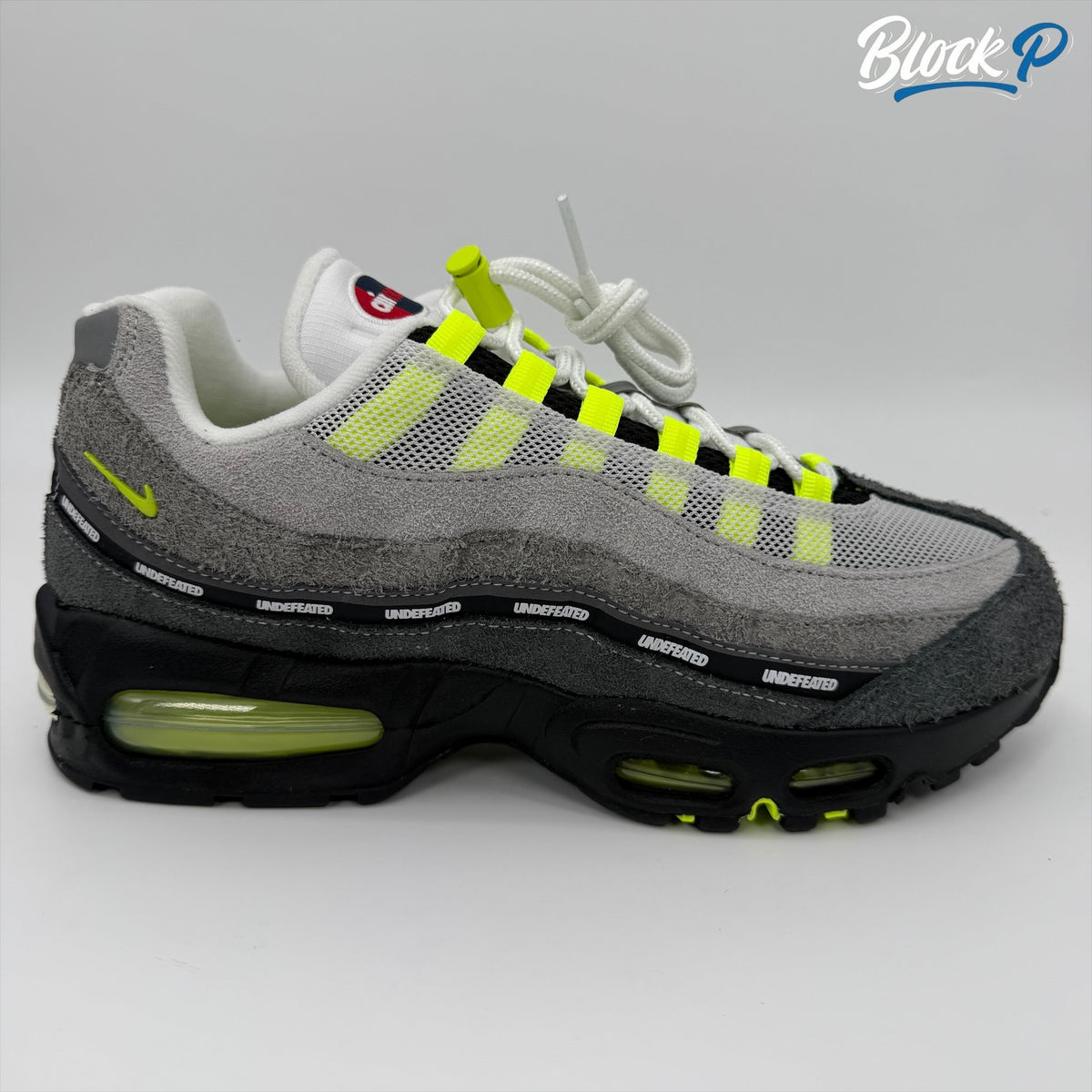 Nike Air Max 95 X Undefeated Neon NYC side profile — Block P Liverpool
