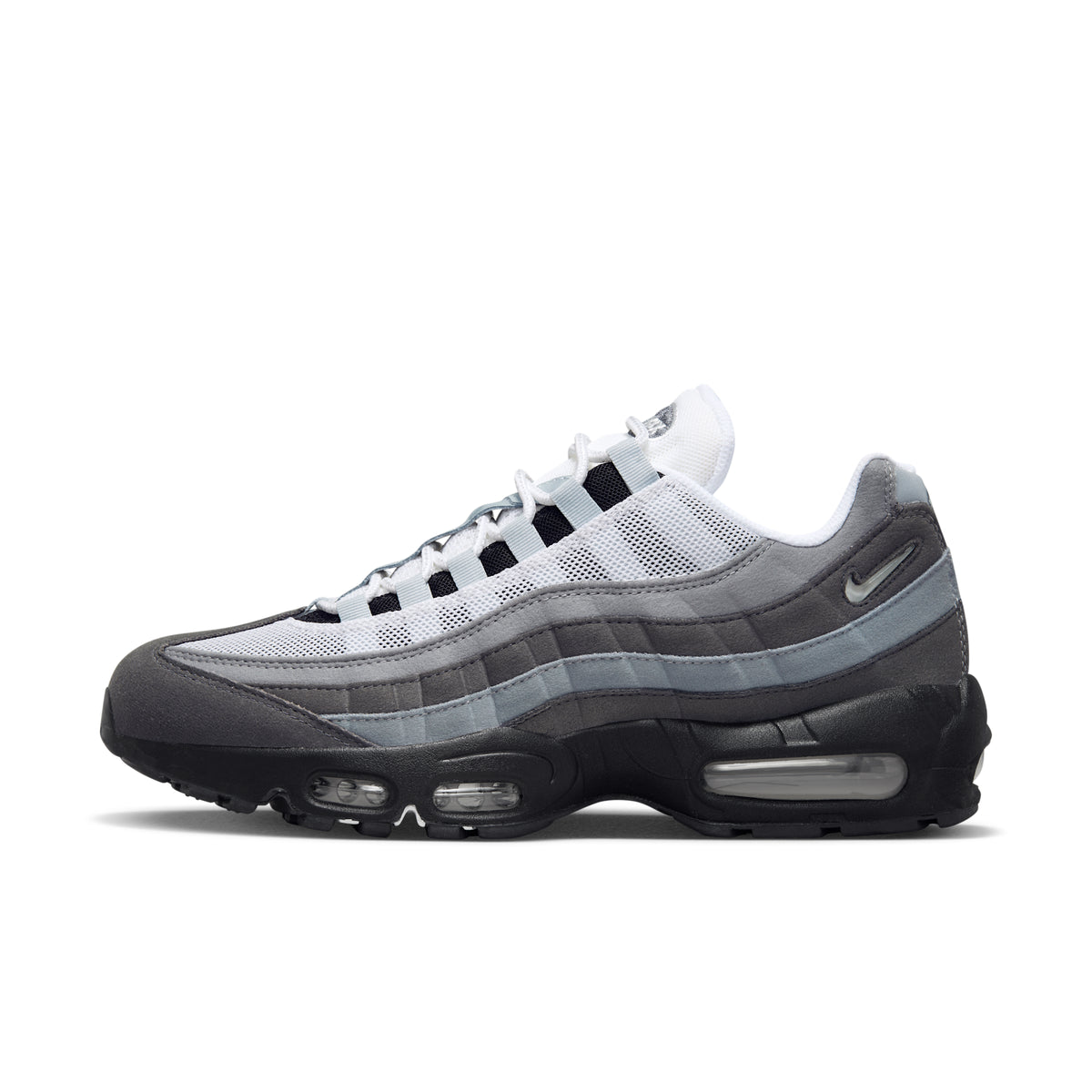 Nike Air Max 95 Grey Jewel on-foot lifestyle shot — Block P Liverpool