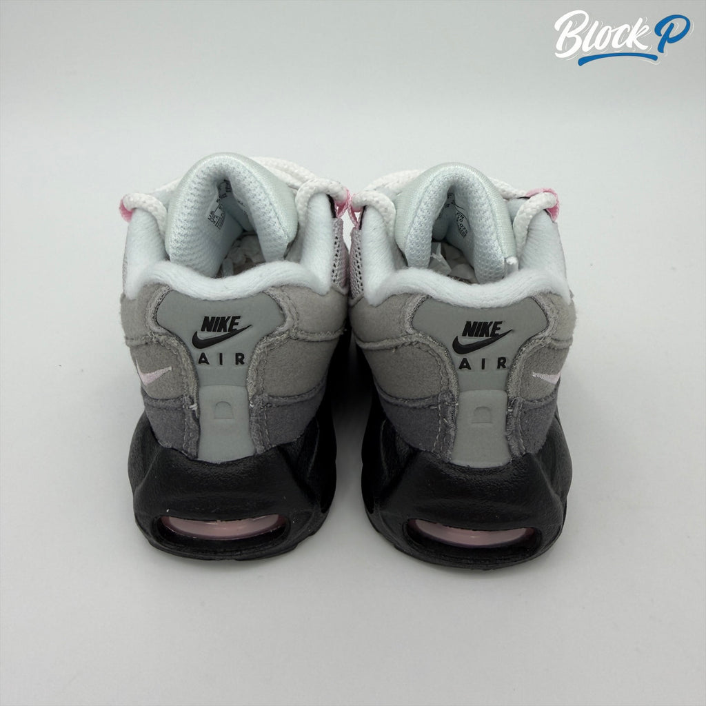 Nike Air Max 95 Pink Foam TD top-down view — Block P Liverpool