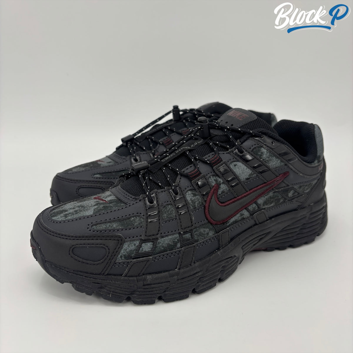 Nike P-6000 Burgundy Crush rear view — Block P Liverpool