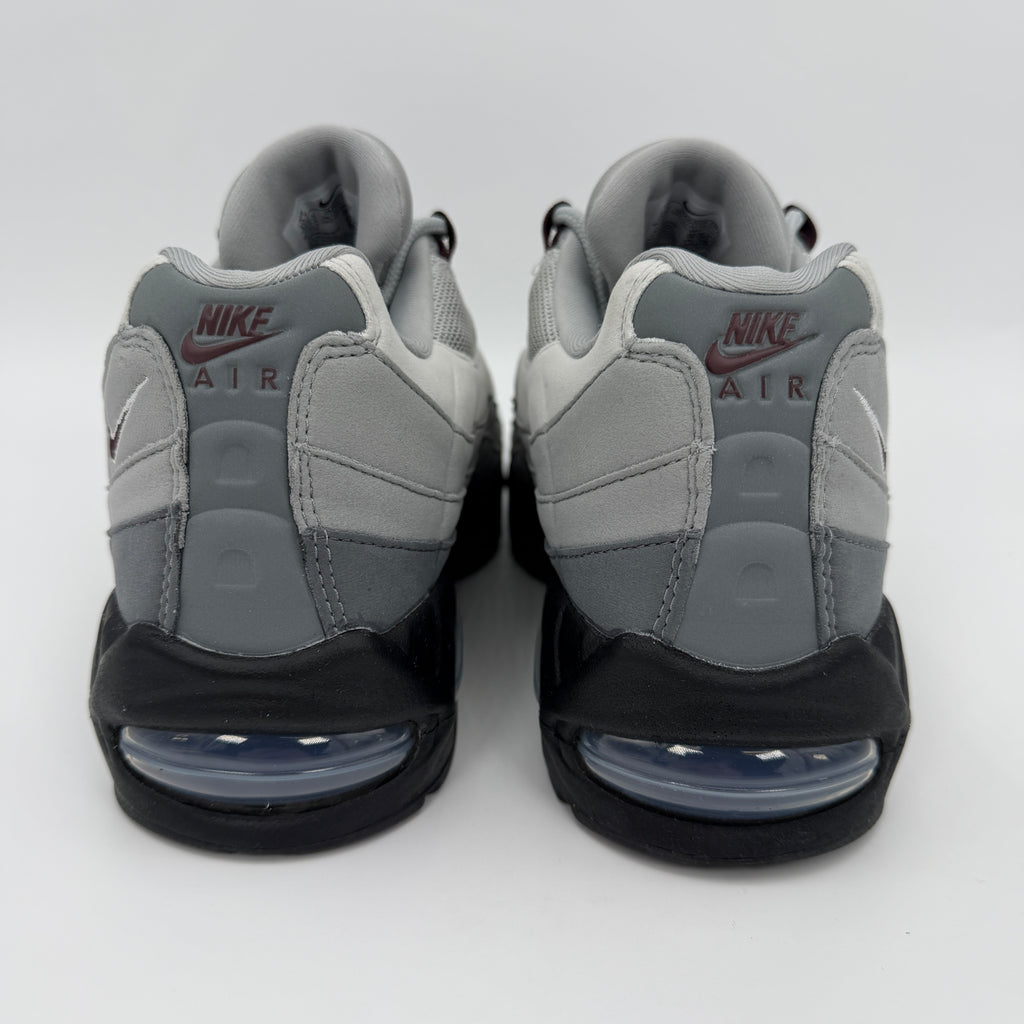 Nike Air Max 95 Burgundy Crush top-down view — Block P Liverpool