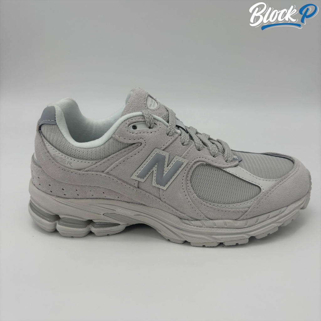 New Balance 2002 Light Grey side profile — Block P Liverpool
