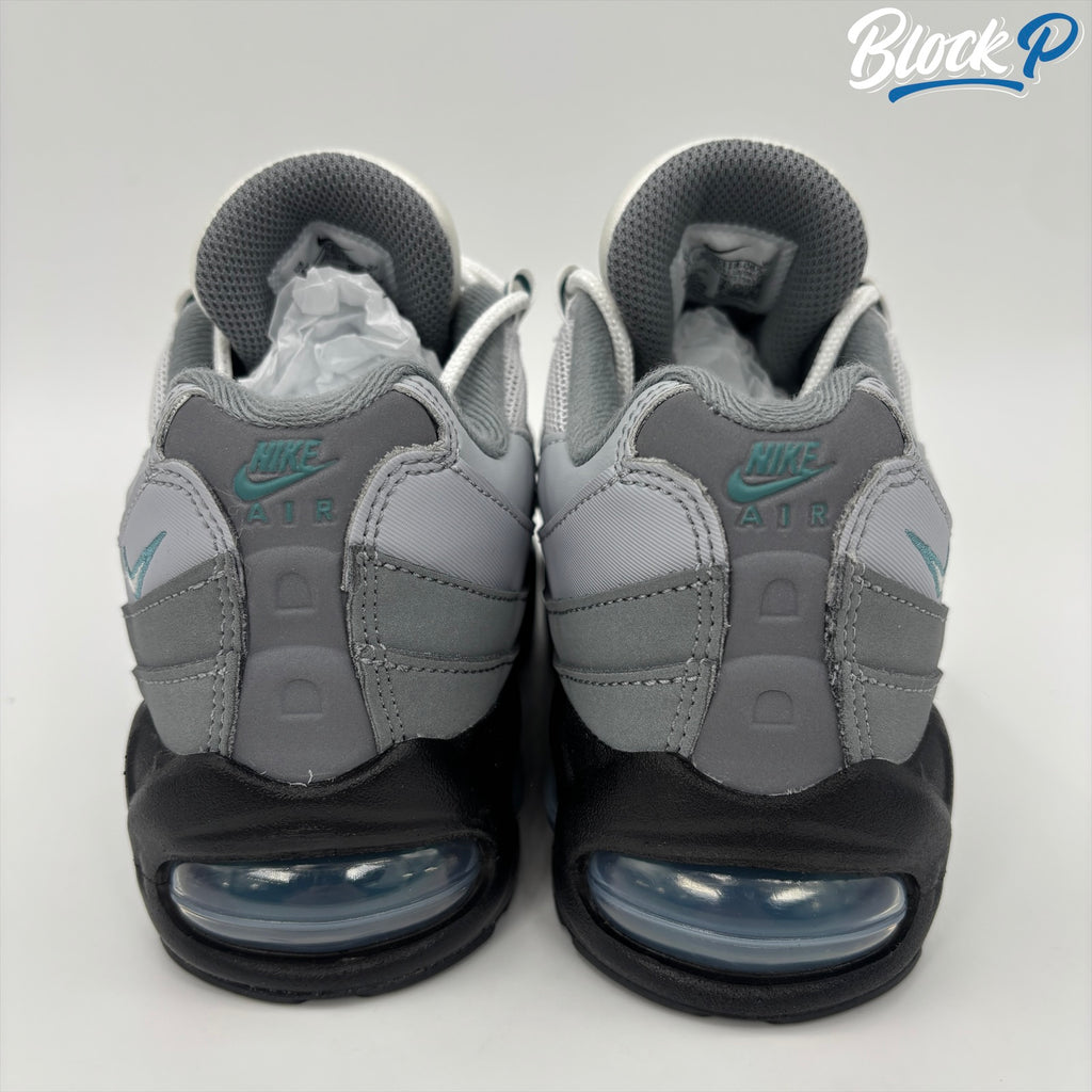 Nike Air Max 95 Mineral Teal (GS) top-down view — Block P Liverpool