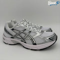 ASICS Gel-1130 Pure Silver in white and pure silver — available at Block P Liverpool, 36 Renshaw Street L1 4EF