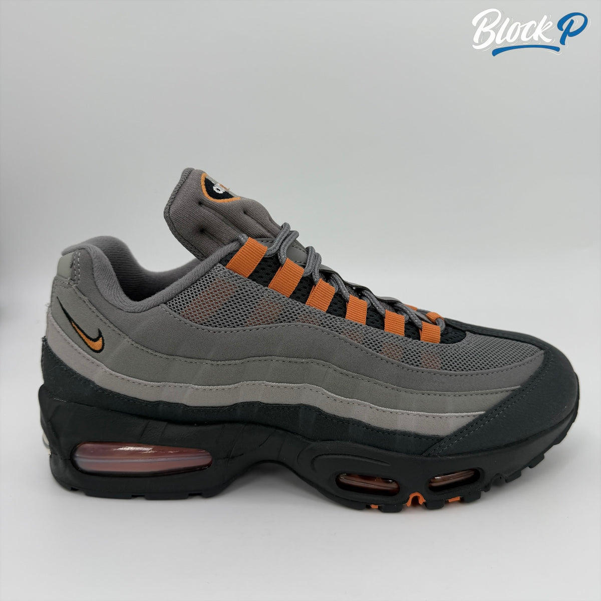 Nike Air Max 95 Big Bubble Hot Curry side profile — Block P Liverpool