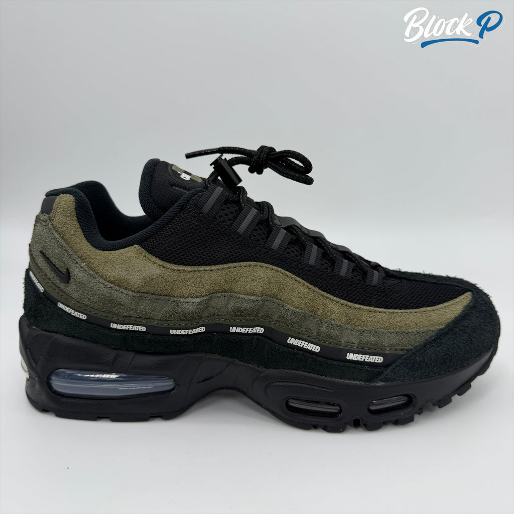 Nike Air Max 95 X Undefeated Khaki (La Brea) side profile — Block P Liverpool