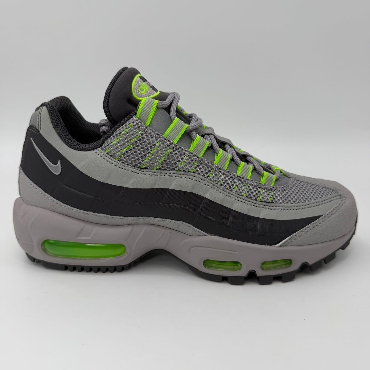 Nike Air Max 95 Utility Green side profile — Block P Liverpool