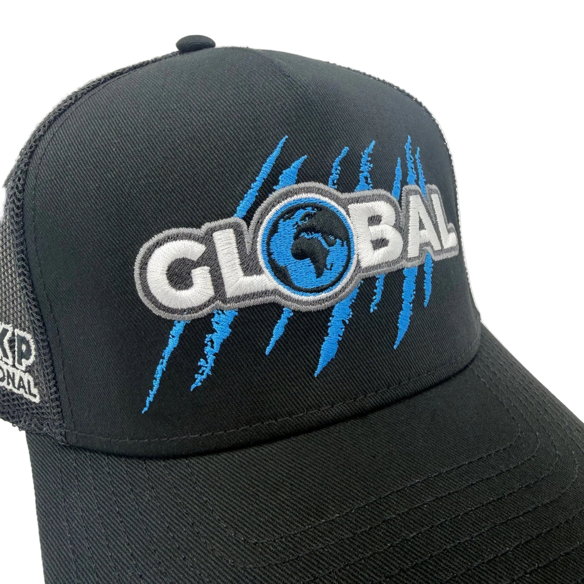 Block P Global Blue Cap rear view — Block P Liverpool