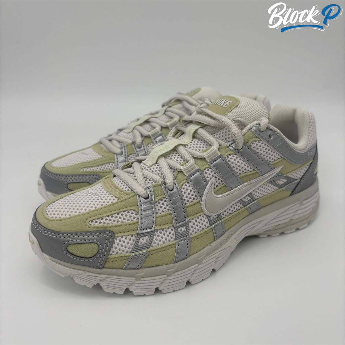 Nike P-6000 Phantom Olive rear view — Block P Liverpool