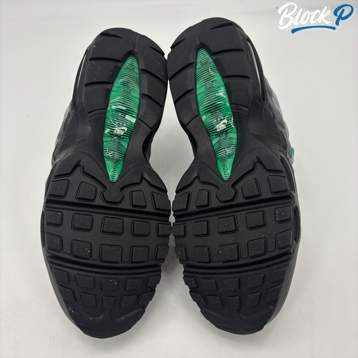 Nike Air Max 95 Stadium Green (No Box) sole detail — Block P Liverpool