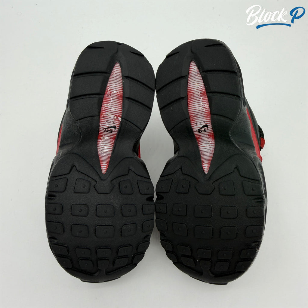 Nike Air Max 95 Team Crimson TD sole detail — Block P Liverpool