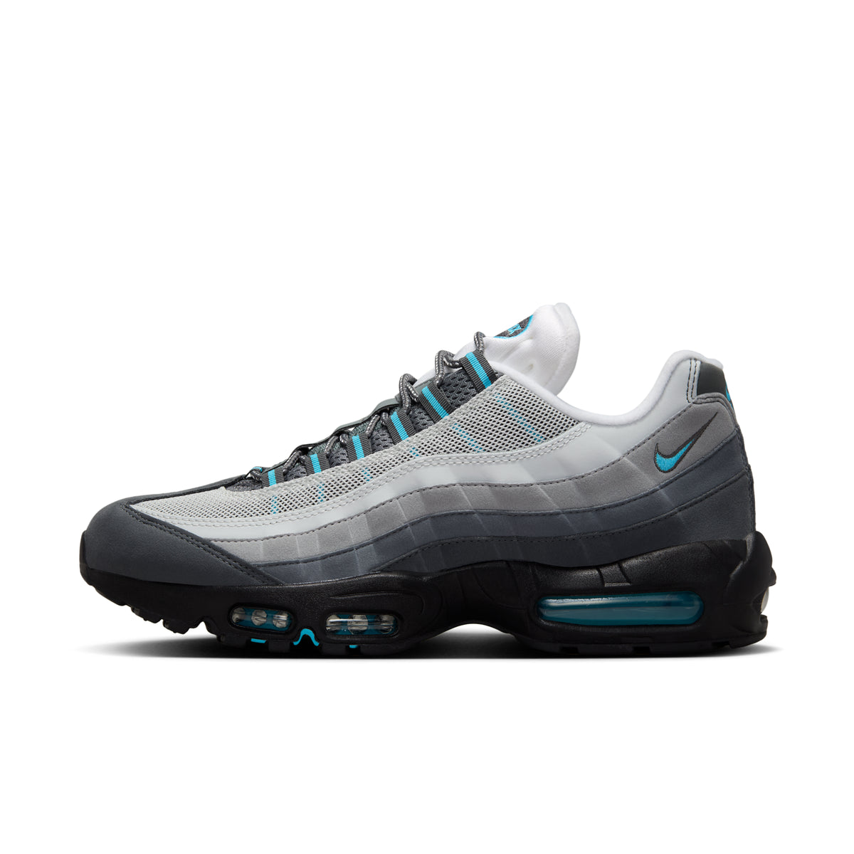 Nike Air Max 95 Baltic Blue on-foot lifestyle shot — Block P Liverpool