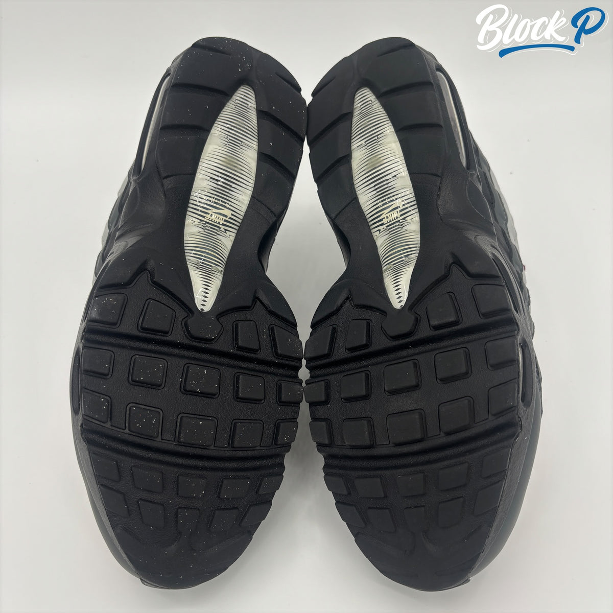 Nike Air Max 95 Grape Leather ID sole detail — Block P Liverpool