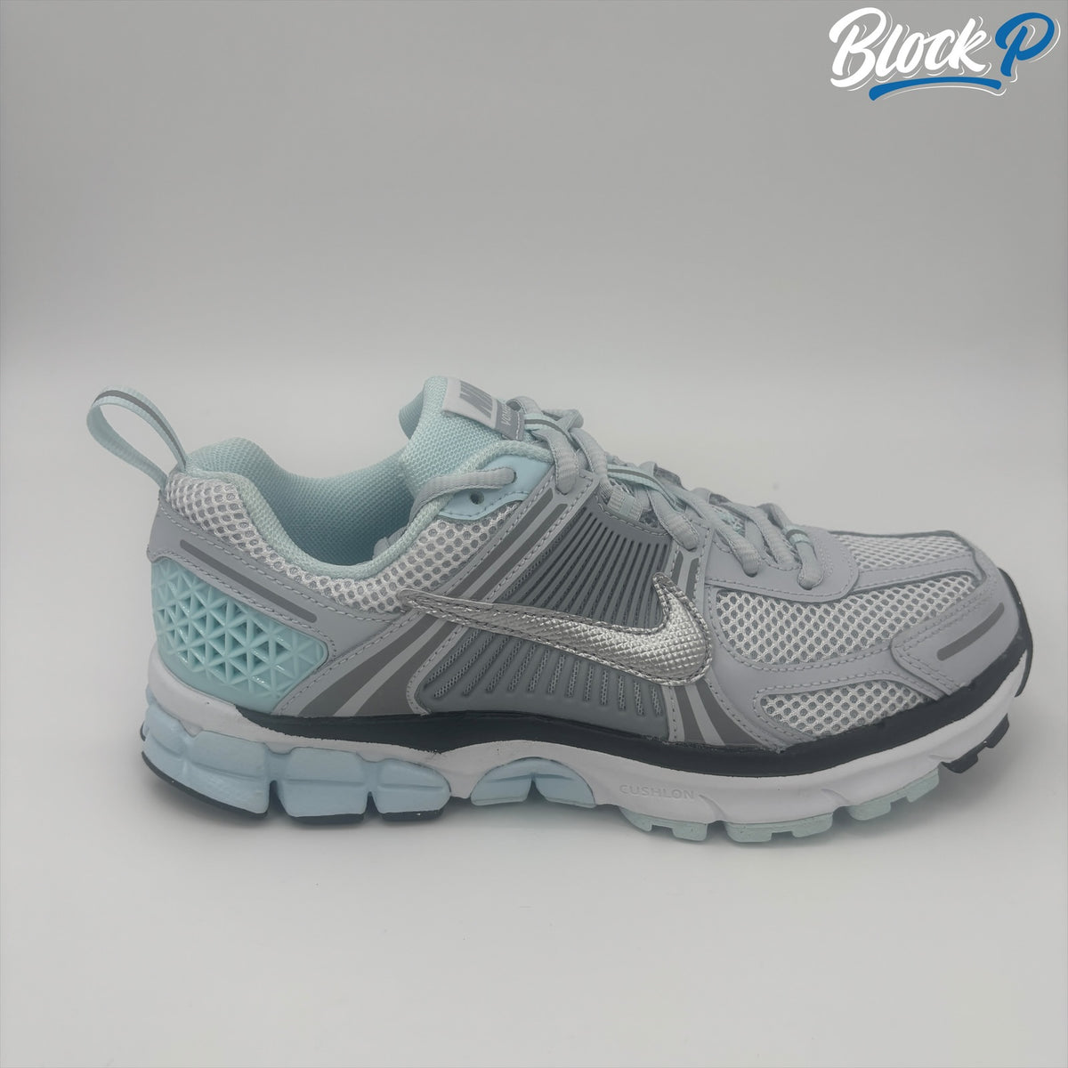 Nike Zoom Vomero 5 Blue (GS) side profile — Block P Liverpool