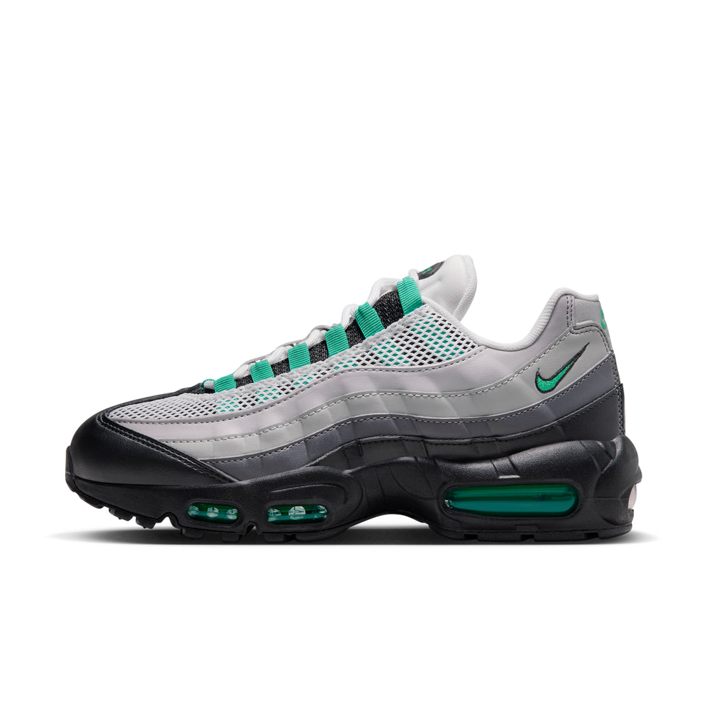 Nike Air Max 95 Stadium Green on-foot lifestyle shot — Block P Liverpool