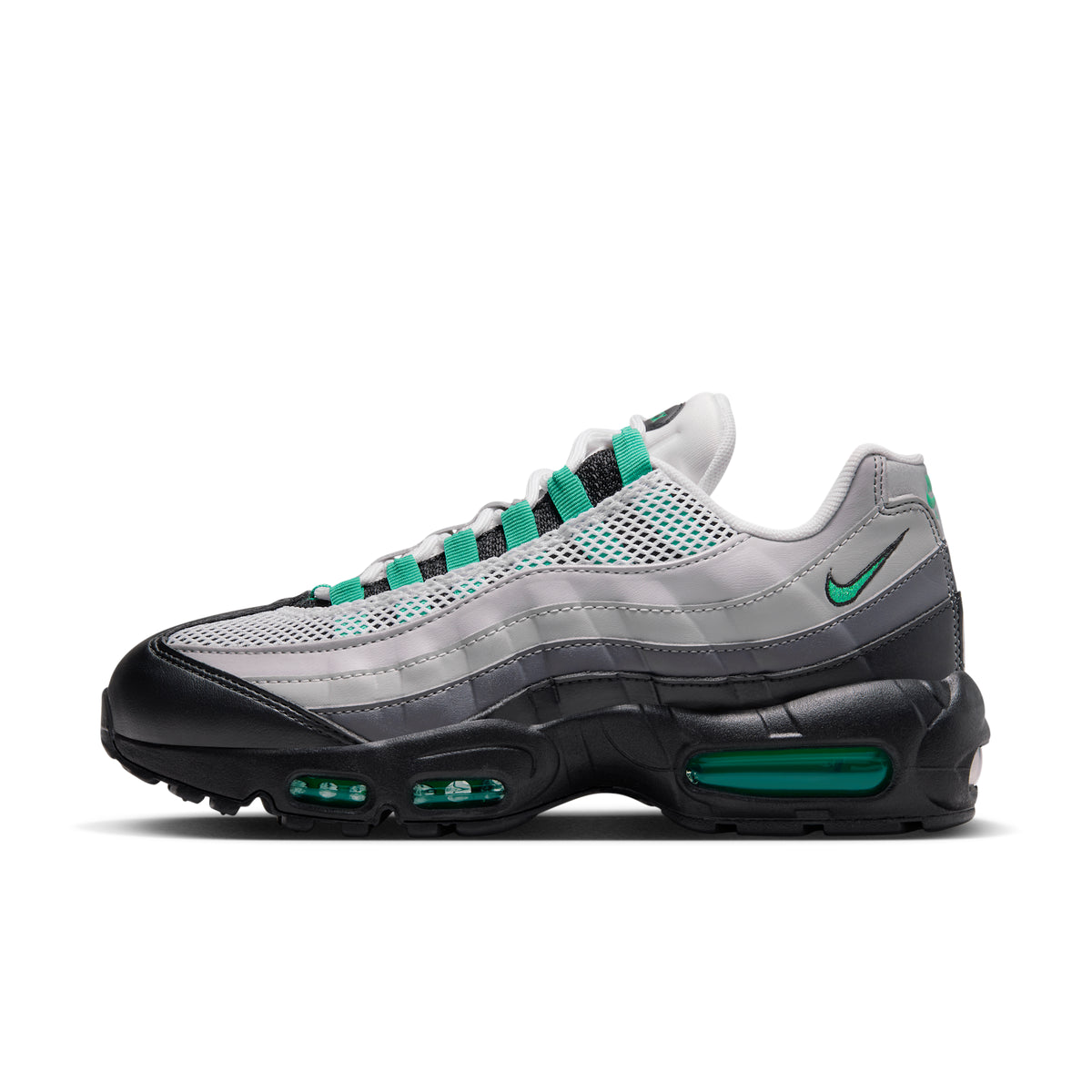 Nike Air Max 95 Stadium Green on-foot lifestyle shot — Block P Liverpool
