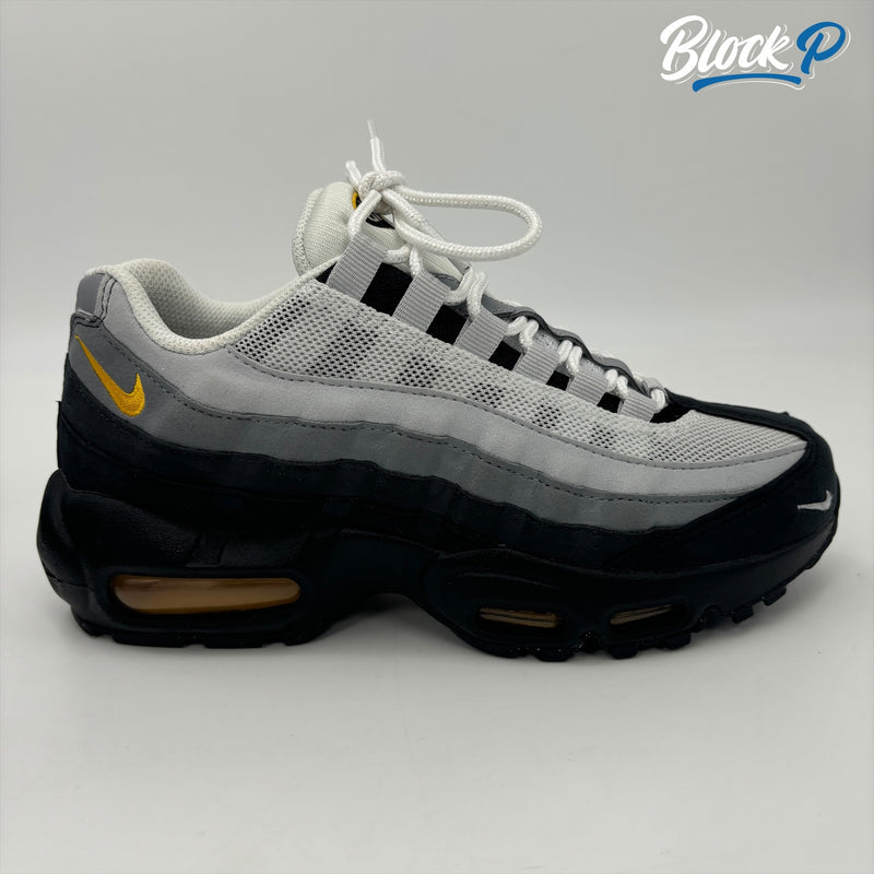 Nike air max 95 black grey and yellow hotsell