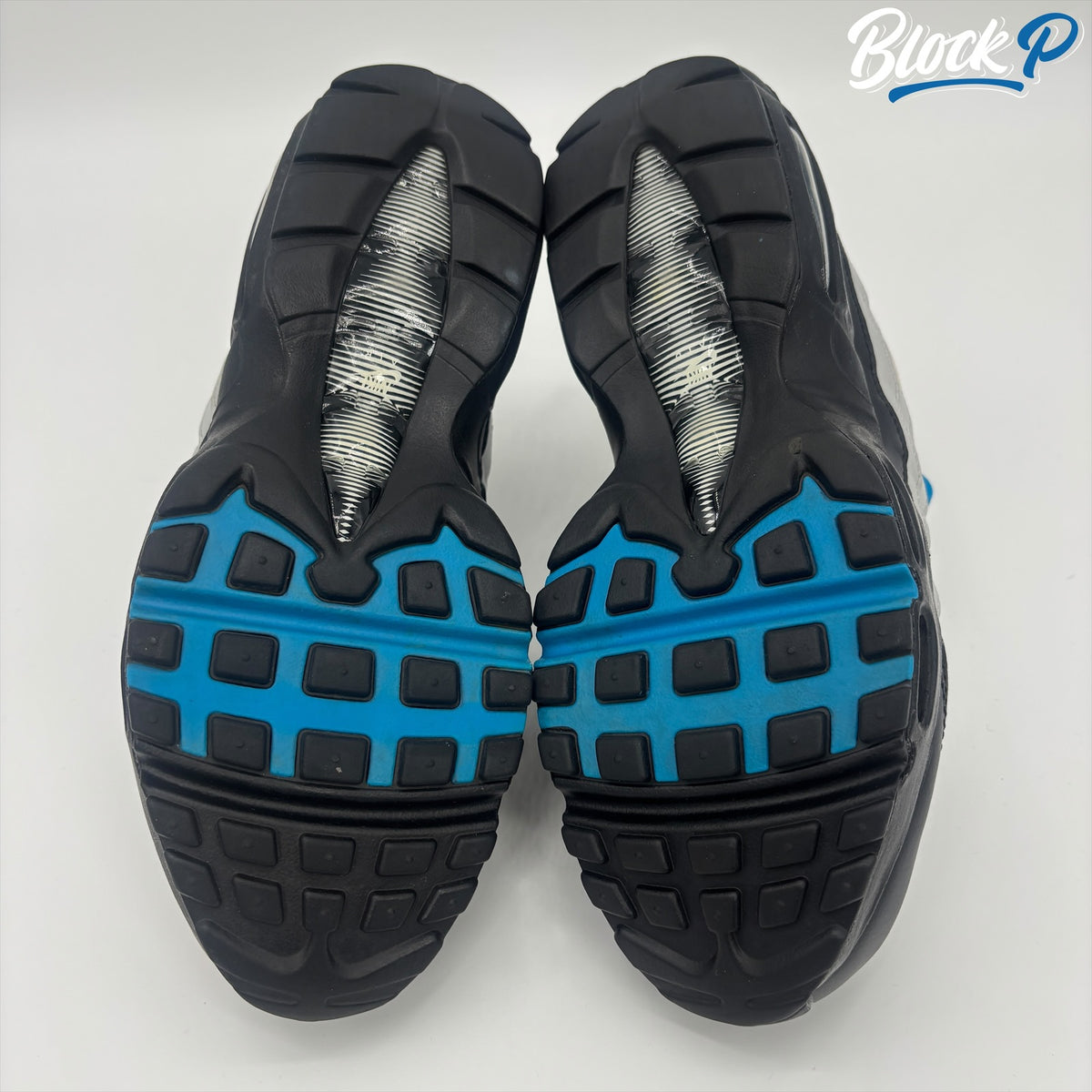 Nike Air Max 95 Laser Blue sole detail — Block P Liverpool