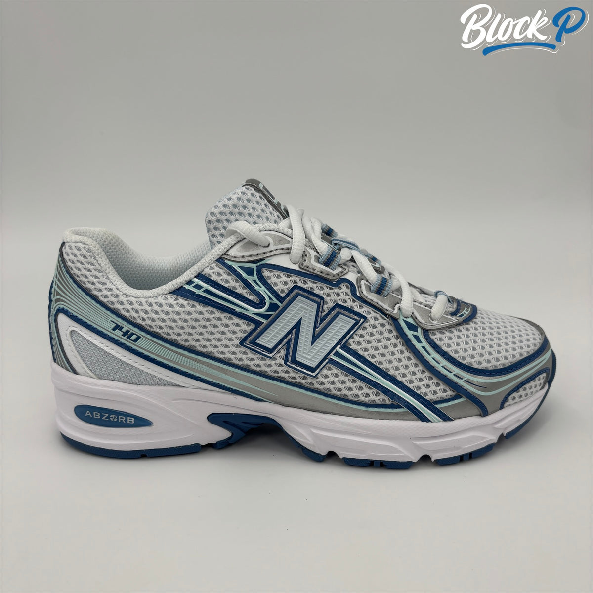 New Balance 740 Blue side profile — Block P Liverpool
