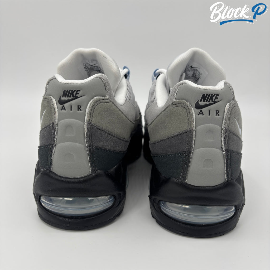 Nike Air Max 95 OG Blue Tint top-down view — Block P Liverpool