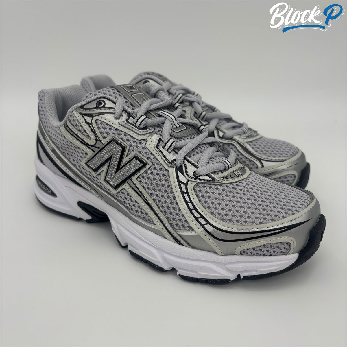 New Balance 740 Silver — available at Block P Liverpool, 36 Renshaw Street L1 4EF