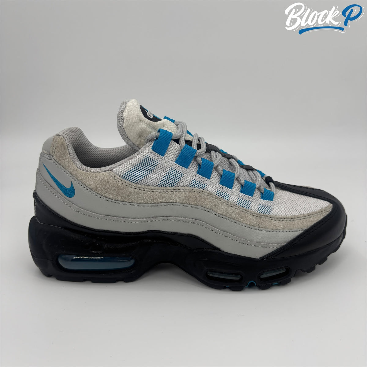 Nike Air Max 95 Laser Blue side profile — Block P Liverpool
