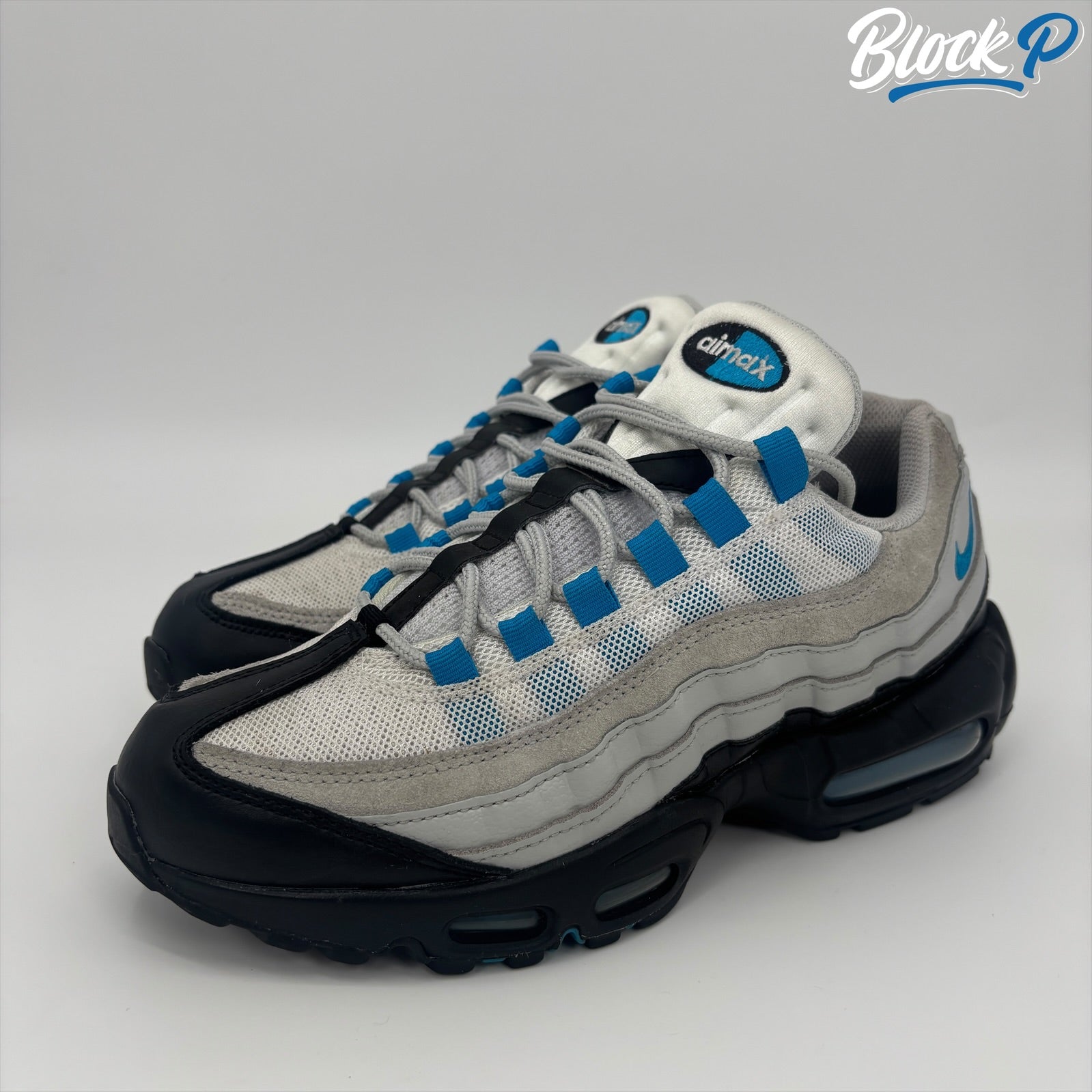 靴 Nike Air Max 95 Laser Blue Nike Air Max 95 Laser Blue 2020 Grey Black White CZ8684-001