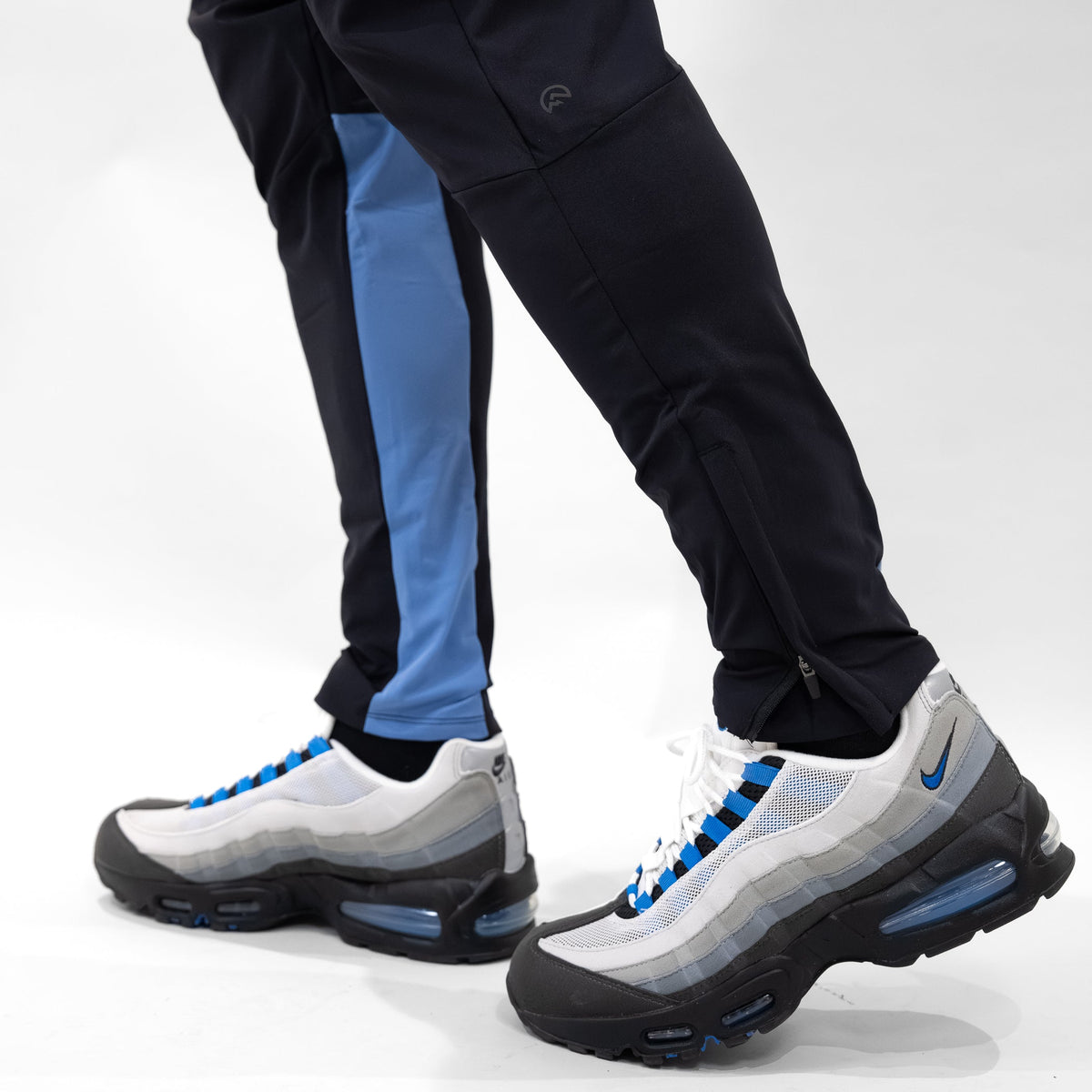 Flux SS26 Versatility Jacket Black/Airforce detail 3 — Block P Liverpool
