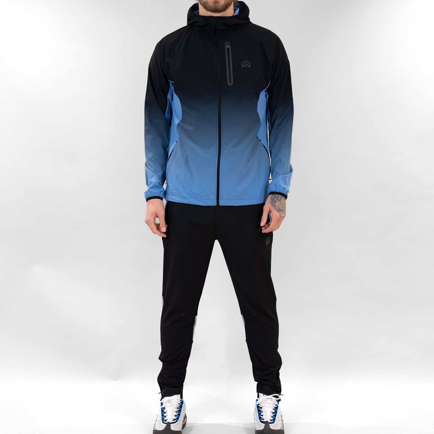 Flux SS26 Gradient Jacket - Black/Airforce