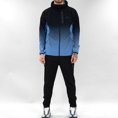 Flux SS26 Gradient Jacket - Black/Airforce