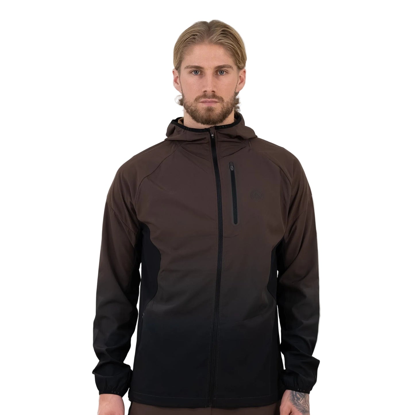 Flux SS26 Gradient Jacket - Chocolate/Black