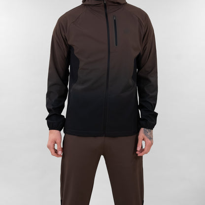 Flux SS26 Gradient Jacket - Chocolate/Black
